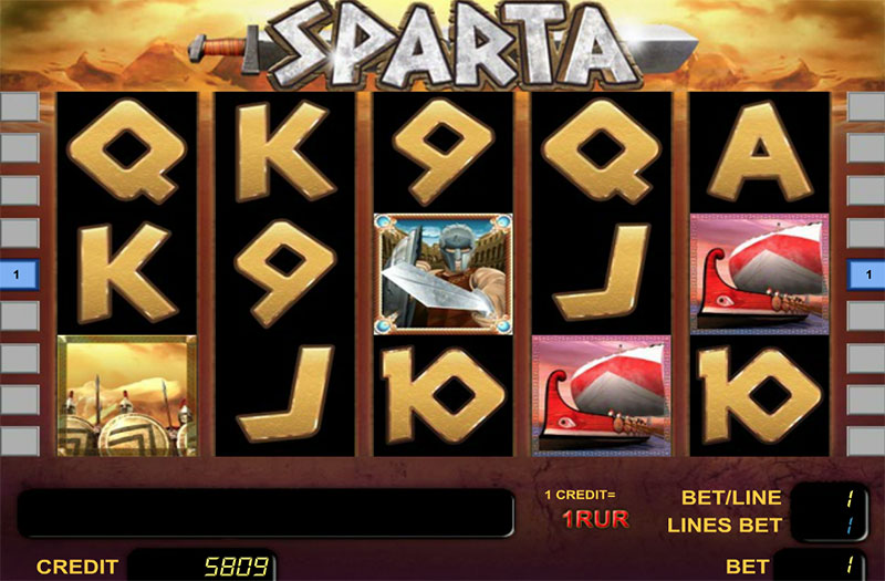 sparta игровой автомат i